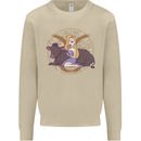 Taurus Star Sign Zodiac Astrological Mens Sweatshirt Jumper Sand