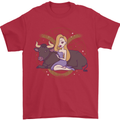 Taurus Star Sign Zodiac Astrological Mens T-Shirt 100% Cotton Red