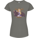 Taurus Star Sign Zodiac Astrological Womens Petite Cut T-Shirt Charcoal