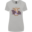 Taurus Star Sign Zodiac Astrological Womens Wider Cut T-Shirt Sports Grey
