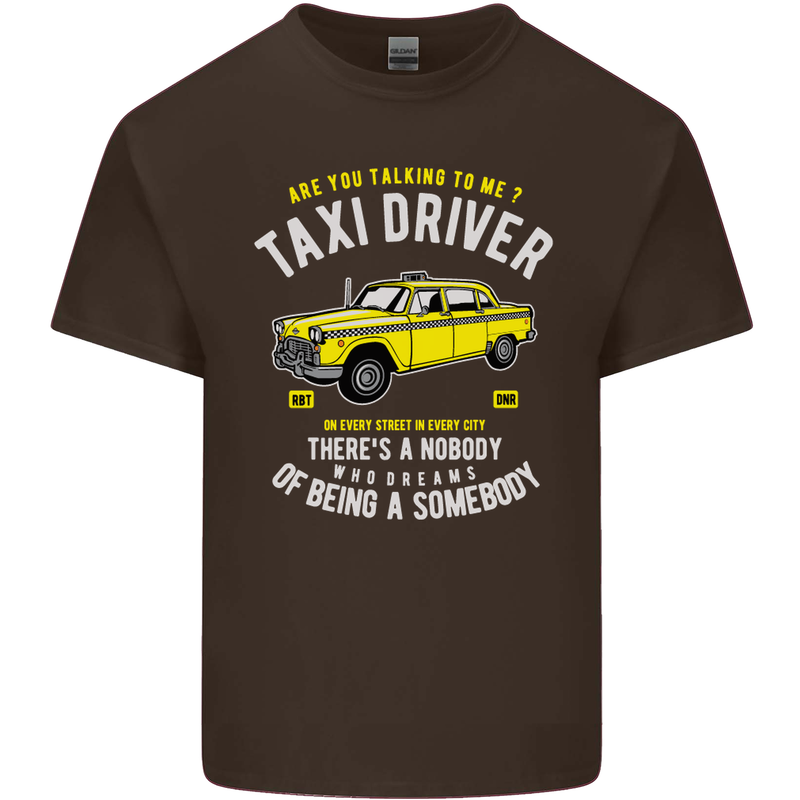 Taxi Driver Cult 70's Move Robert De Niro Mens Cotton T-Shirt Tee Top Dark Chocolate