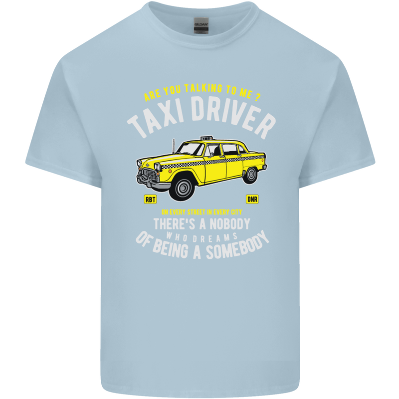 Taxi Driver Cult 70's Move Robert De Niro Mens Cotton T-Shirt Tee Top Light Blue