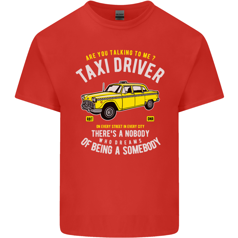 Taxi Driver Cult 70's Move Robert De Niro Mens Cotton T-Shirt Tee Top Red