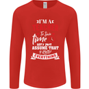 Teacher I Know Everything Funny Teaching Mens Long Sleeve T-Shirt Red