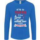 Teacher I Know Everything Funny Teaching Mens Long Sleeve T-Shirt Royal Blue