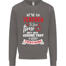 Teacher I Know Everything Funny Teaching Mens Sweatshirt Jumper Charcoal