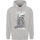 Teacher Ill Just Wait Teaching Maths Enlish Childrens Kids Hoodie Sports Grey
