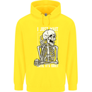 Teacher Ill Just Wait Teaching Maths Enlish Childrens Kids Hoodie Yellow