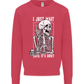 Teacher Ill Just Wait Teaching Maths Enlish Kids Sweatshirt Jumper Heliconia