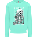 Teacher Ill Just Wait Teaching Maths Enlish Kids Sweatshirt Jumper Peppermint