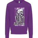 Teacher Ill Just Wait Teaching Maths Enlish Kids Sweatshirt Jumper Purple