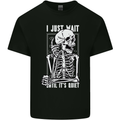 Teacher Ill Just Wait Teaching Maths Enlish Kids T-Shirt Childrens Black