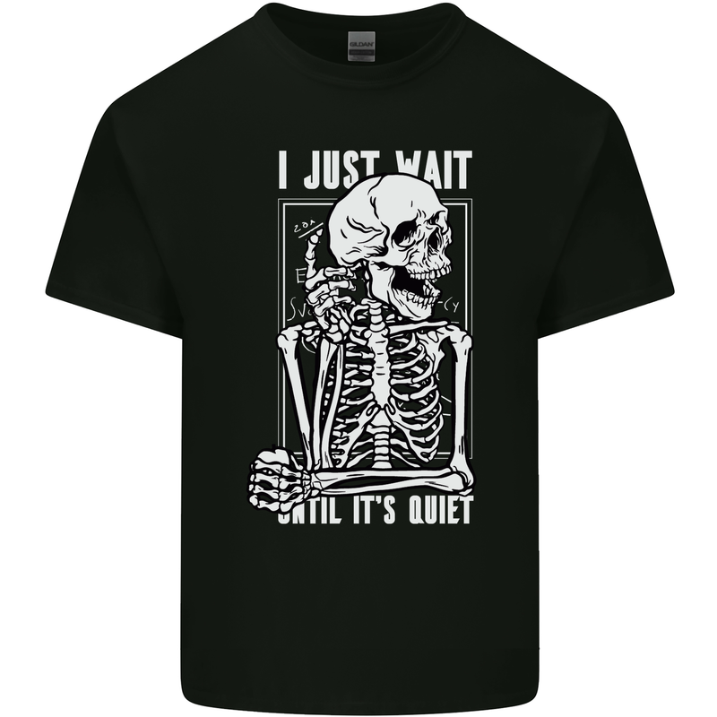 Teacher Ill Just Wait Teaching Maths Enlish Kids T-Shirt Childrens Black