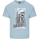 Teacher Ill Just Wait Teaching Maths Enlish Kids T-Shirt Childrens Light Blue