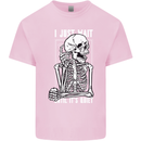 Teacher Ill Just Wait Teaching Maths Enlish Kids T-Shirt Childrens Light Pink