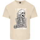 Teacher Ill Just Wait Teaching Maths Enlish Mens Cotton T-Shirt Tee Top Natural