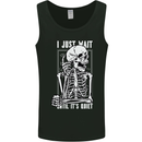 Teacher Ill Just Wait Teaching Maths Enlish Mens Vest Tank Top Black