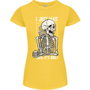 Teacher Ill Just Wait Teaching Maths Enlish Womens Petite Cut T-Shirt Yellow