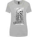 Teacher Ill Just Wait Teaching Maths Enlish Womens Wider Cut T-Shirt Sports Grey