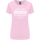 Teacher Love Them Return Funny Teaching Womens Wider Cut T-Shirt Light Pink