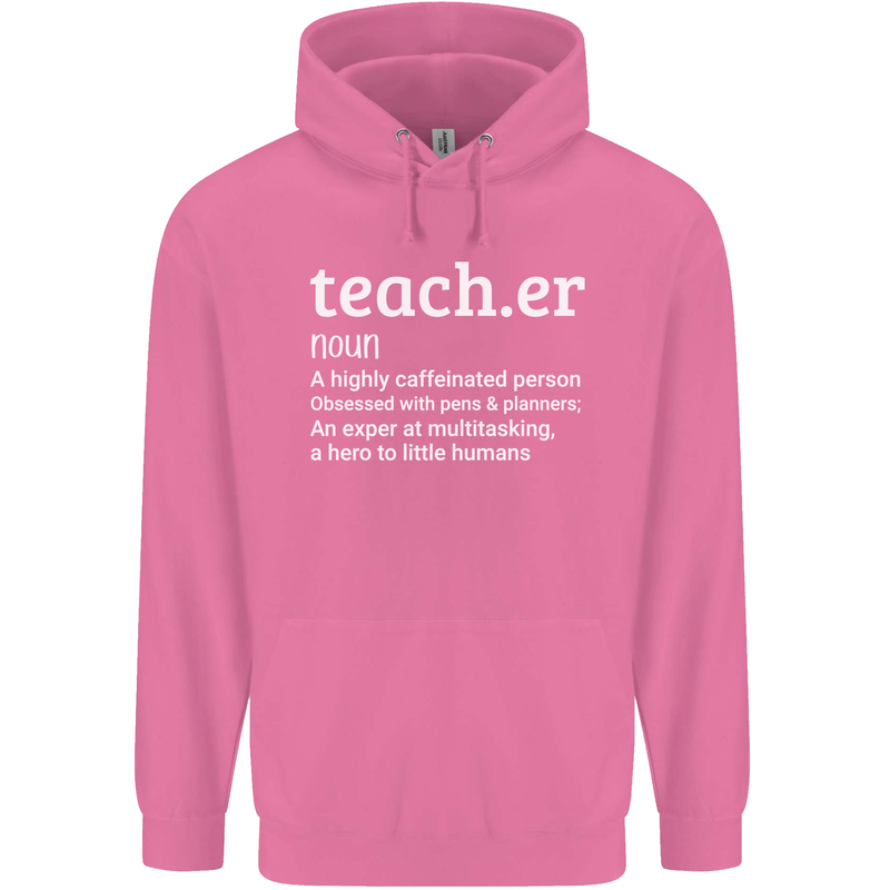 Teacher Maths English Science Sport Funny Mens 80% Cotton Hoodie Azelea