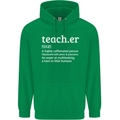 Teacher Maths English Science Sport Funny Mens 80% Cotton Hoodie Irish Green