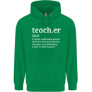 Teacher Maths English Science Sport Funny Mens 80% Cotton Hoodie Irish Green