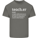 Teacher Maths English Science Sport Funny Mens Cotton T-Shirt Tee Top Charcoal