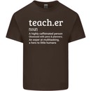 Teacher Maths English Science Sport Funny Mens Cotton T-Shirt Tee Top Dark Chocolate
