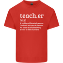 Teacher Maths English Science Sport Funny Mens Cotton T-Shirt Tee Top Red