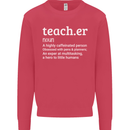 Teacher Maths English Science Sport Funny Mens Sweatshirt Jumper Heliconia