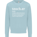 Teacher Maths English Science Sport Funny Mens Sweatshirt Jumper Light Blue