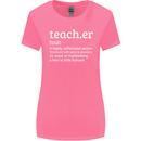 Teacher Maths English Science Sport Funny Womens Wider Cut T-Shirt Azalea