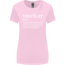 Teacher Maths English Science Sport Funny Womens Wider Cut T-Shirt Light Pink