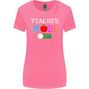 Teacher Mode Off Funny Teaching Holiday Womens Wider Cut T-Shirt Azalea