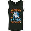 Teacher Shark Funny Teaching Teacher Mens Vest Tank Top Black