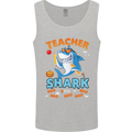 Teacher Shark Funny Teaching Teacher Mens Vest Tank Top Sports Grey