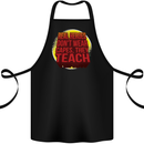 Teachers Don't Wear Capes Funny Teaching Cotton Apron 100% Organic Black