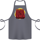 Teachers Don't Wear Capes Funny Teaching Cotton Apron 100% Organic Steel