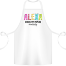 Teaching Grade My Papers Funny Teacher Cotton Apron 100% Organic White