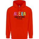 Teaching Grade My Papers Funny Teacher Mens 80% Cotton Hoodie Bright Red