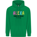 Teaching Grade My Papers Funny Teacher Mens 80% Cotton Hoodie Irish Green