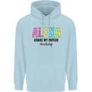 Teaching Grade My Papers Funny Teacher Mens 80% Cotton Hoodie Light Blue