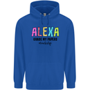 Teaching Grade My Papers Funny Teacher Mens 80% Cotton Hoodie Royal Blue