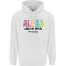 Teaching Grade My Papers Funny Teacher Mens 80% Cotton Hoodie White