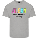 Teaching Grade My Papers Funny Teacher Mens Cotton T-Shirt Tee Top Sports Grey