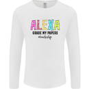 Teaching Grade My Papers Funny Teacher Mens Long Sleeve T-Shirt White