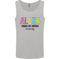 Teaching Grade My Papers Funny Teacher Mens Vest Tank Top Sports Grey