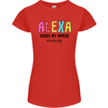 Teaching Grade My Papers Funny Teacher Womens Petite Cut T-Shirt Red