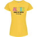 Teaching Grade My Papers Funny Teacher Womens Petite Cut T-Shirt Yellow